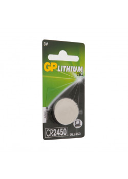 Литиевая дисковая батарейка GP Lithium CR2450 - 1 шт. в блистере