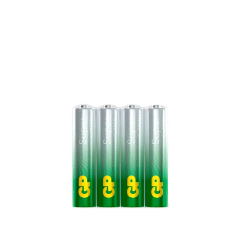 Алкалиновые батарейки GP Super Alkaline G-Tech 24А ААA - 4 шт. в пленке (4 шт.)