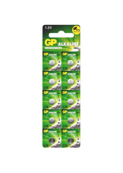 Батарея GP Alkaline A76FRA-2C10 LR44 (10шт) блистер