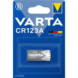 Батарейка CR123A/ Батарейка Varta Professional CR123A BL1 Lithium 3V (6205) (1/10/100) (1 шт.)