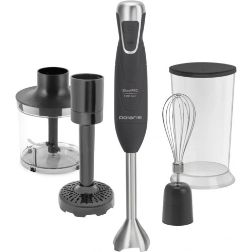 Блендер погружной Polaris PHB 1380 Silent 1300Вт серый/серебристый