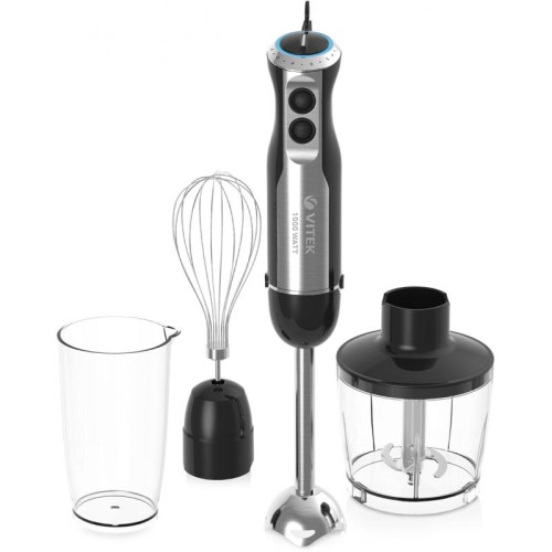 Блендер погружной Vitek VT-8543 1000Вт черный/серебристый