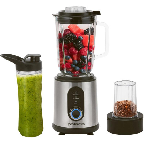 Блендер стационарный Polaris PTB 1834G 1800Вт серебристый