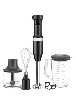 Погружной блендер KitchenAid с аксессуарами,Матовый черный