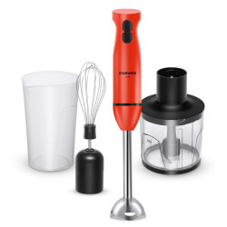 Блендер погружной Starwind SBP2201 850Вт красный/черный