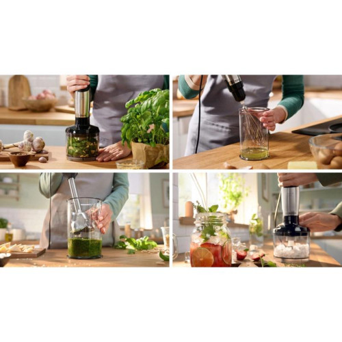 Блендер погружной Bosch MSM6M622 1000Вт черный