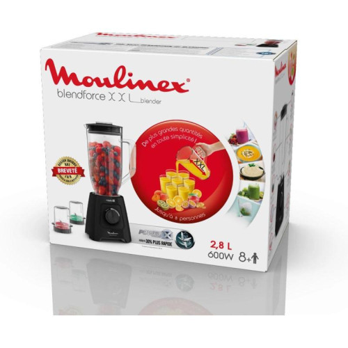 Блендер стационарный Moulinex Blendforce LM458810 600Вт черный
