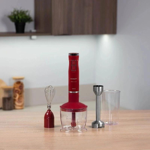 Блендер погружной Scarlett SC-HB42F68 1600Вт красный