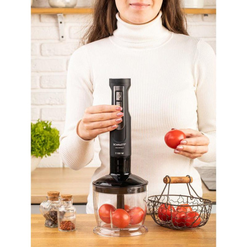 Блендер погружной Scarlett SC-HB42F61 1100Вт черный