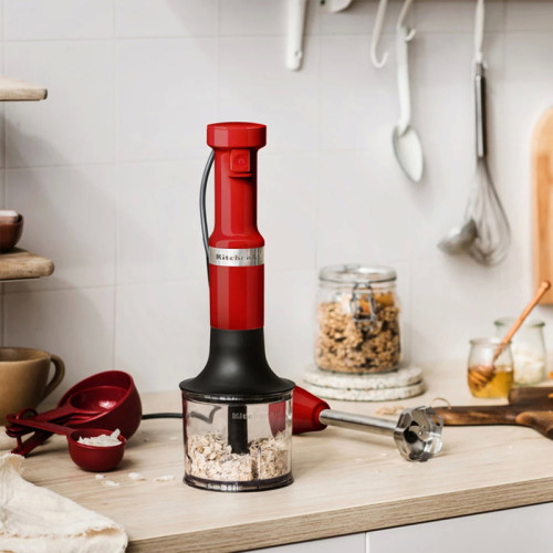 Погружной блендер KitchenAid с аксессуарами,Красный