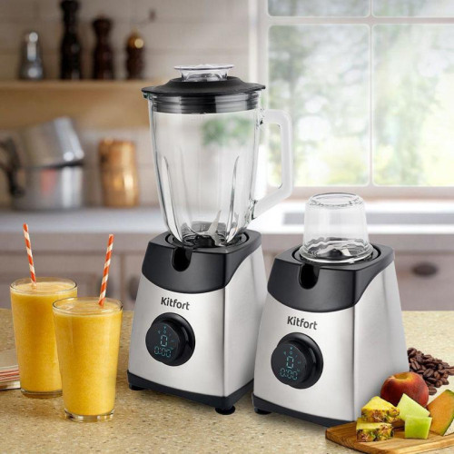 Блендер стационарный Kitfort KT-1394 500Вт серебристый