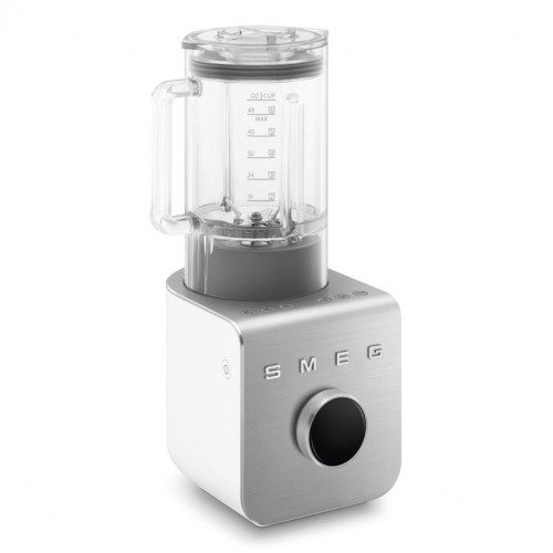Блендер SMEG, 9 скоростей, 5 режимов, одиночный/семейный режим, пауза, импульсный режим, таймер, дисплей, цвет белый