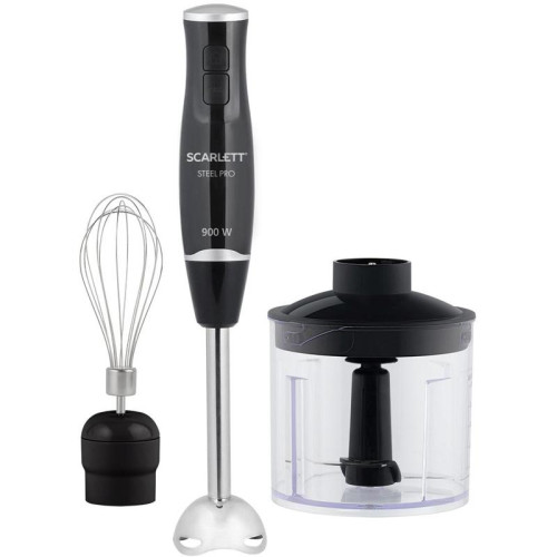 Блендер погружной Scarlett SC-HB42F08 900Вт черный