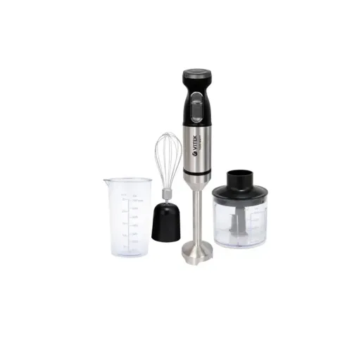 Блендер погружной Vitek VT-8545 1000Вт черный/серебристый