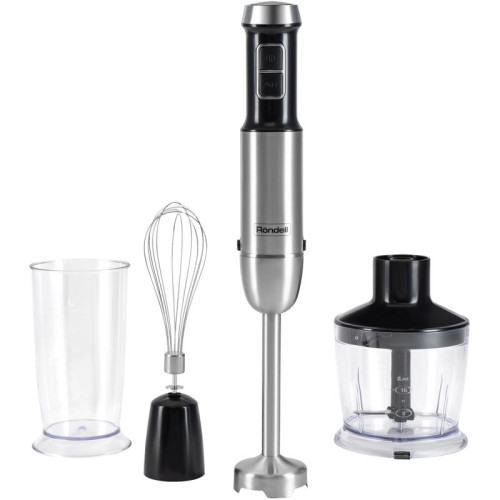 Блендер погружной Rondell RDE-1306 1200Вт черный/серебристый