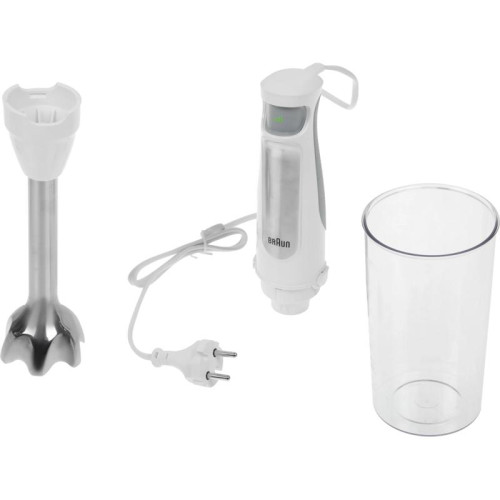 Блендер погружной Braun MultiQuick 7 MQ7000 WH 1000Вт белый/серебристый