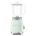 Блендер, мощность 800 Вт, стиль 50-х годов, 4 скорости, кнопочное управление, защита от перегрева, плавный пуск, цвет пастельно-зеленый