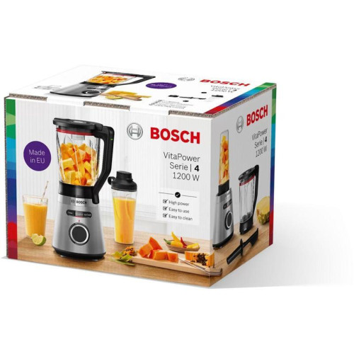 Блендер стационарный Bosch VitaPower Serie 4 MMB6384M 1200Вт черный/нержавеющая сталь Блендер стационарный Bosch VitaPower Serie 4 MMB6384M 1200Вт черный/нержавеющая сталь