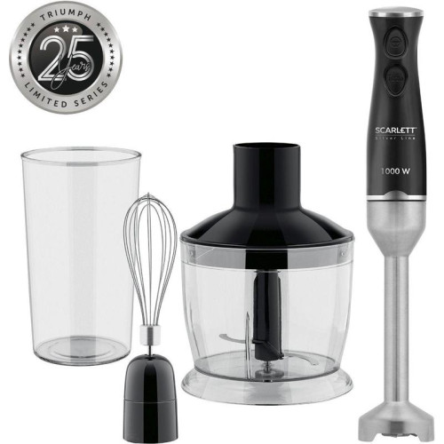 Блендер погружной Scarlett Silver Line SC-HB42F73 1000Вт черный