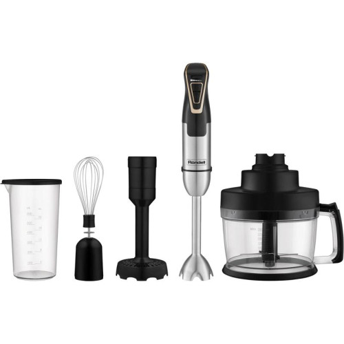 Блендер погружной Rondell RDE-1303 1800Вт черный/нержавеющая сталь