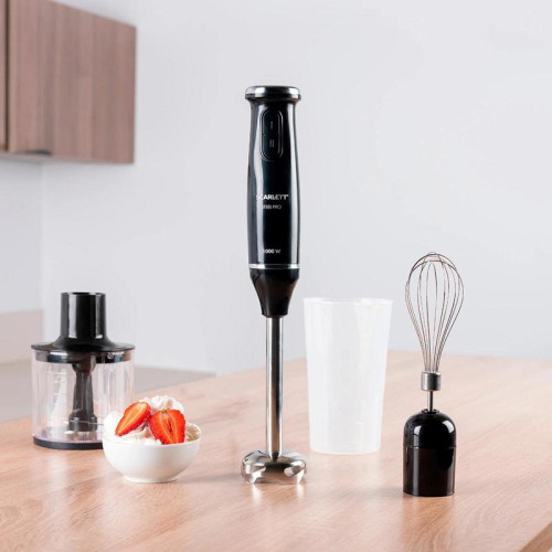 Блендер погружной Scarlett SC-HB42F12 1000Вт черный