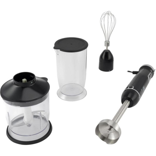 Блендер погружной Hyundai HYB-H3845 1000Вт черный/серебристый