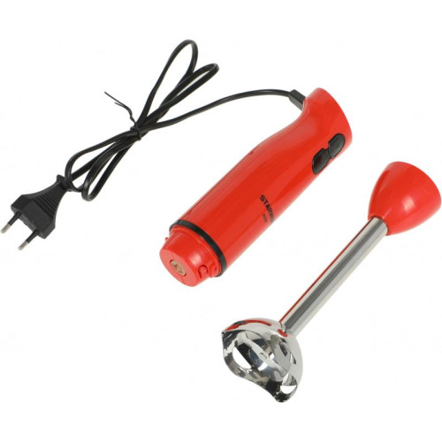 Блендер погружной Starwind SBP2201 850Вт красный/черный