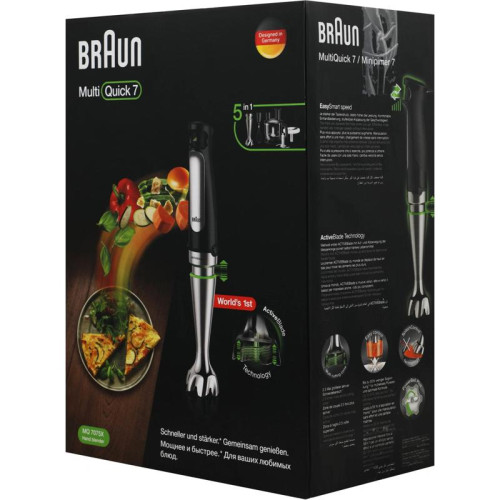 Блендер погружной Braun MQ7075X черный