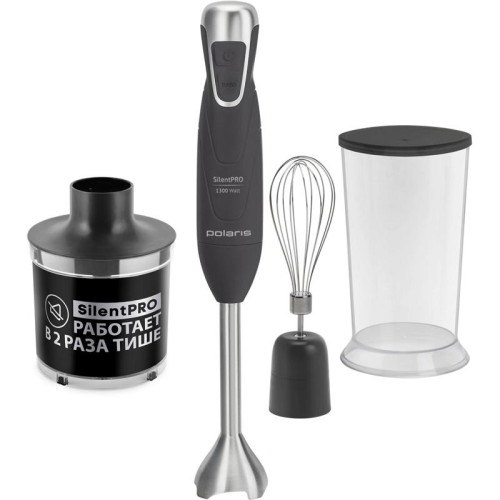 Блендер погружной Polaris PHB 1384 Silent 1300Вт серый