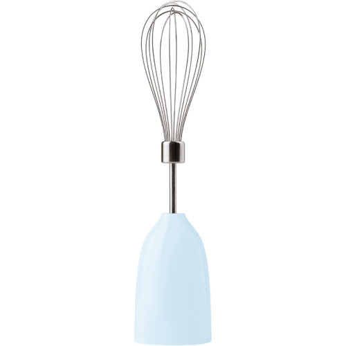 Блендер Smeg, погружной, стиль 50-х г.г, мощность 700 Вт, регулировка  скорости, функция турбо, кнопочное управление, макс. об/мин 14850, цвет пастельный голубой