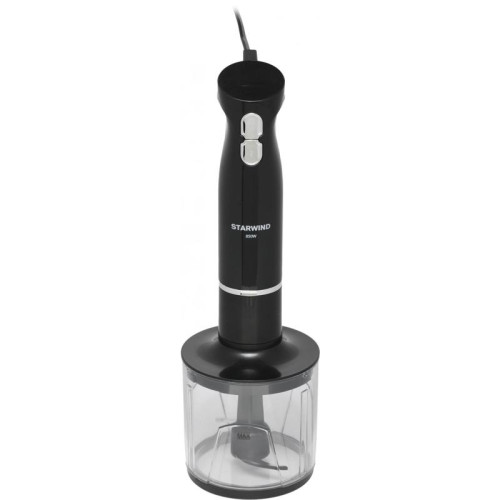 Блендер погружной Starwind SBP2200 850Вт черный/серебристый