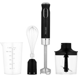 Блендер погружной Rondell RDE-1305 1200Вт черный/серебристый