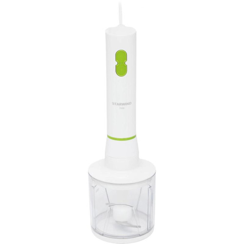 Блендер погружной Starwind SBP1113 750Вт белый/зеленый