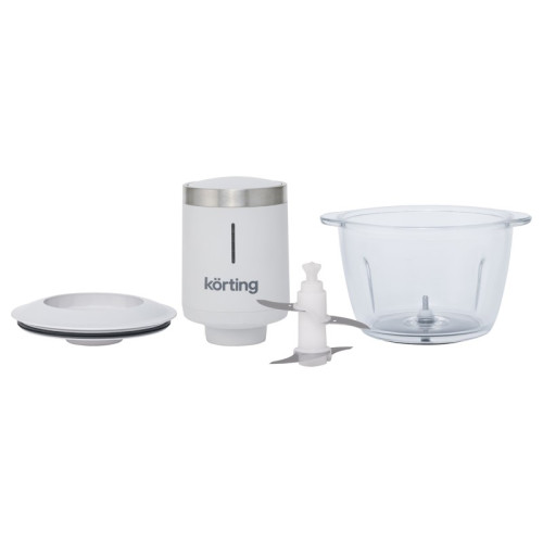Измельчитель KORTING/ Измельчитель KORTING, беспроводной, мощность 200 Вт, объем чаши 1200 мл, механическое управление, 1 насадка (измельчитель), защита двигателя от перегрева/перегрузки, цвет белый