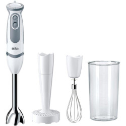 Блендер погружной Braun MQ5207WH 1000Вт белый/серый