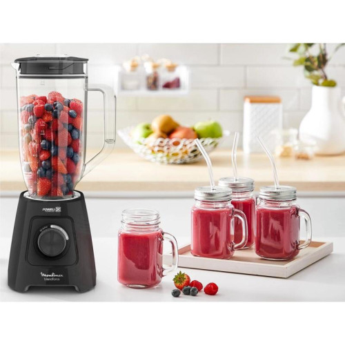 Блендер стационарный Moulinex Blendforce LM458810 600Вт черный