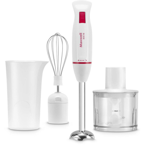 Блендер погружной Maxwell MW-1172 800Вт белый