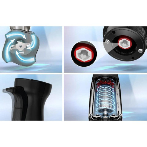 Блендер погружной Bosch MSM6M610 1000Вт нержавеющая сталь/черный