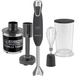 Блендер погружной Polaris PHB 1380 Silent 1300Вт серый/серебристый