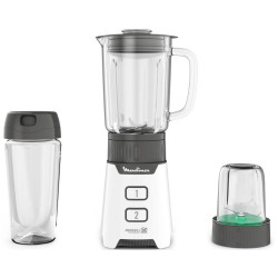 Блендер стационарный Moulinex LM16L110 400Вт черный/белый