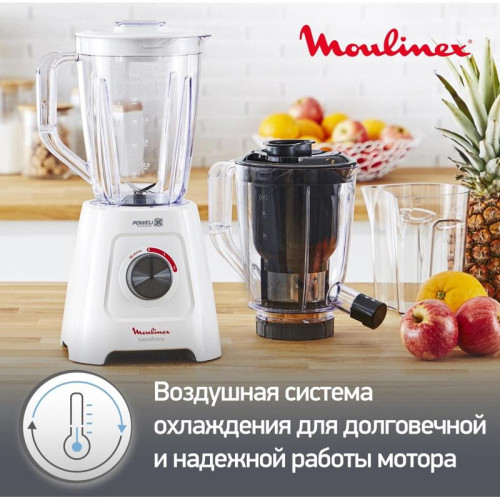 Блендер стационарный Moulinex Blendforce LM42Q110 600Вт белый