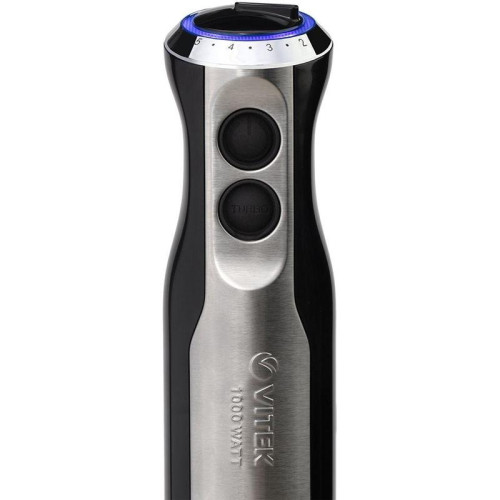 Блендер погружной Vitek VT-8543 1000Вт черный/серебристый