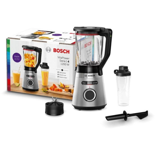 Блендер стационарный Bosch VitaPower Serie 4 MMB6384M 1200Вт черный/нержавеющая сталь Блендер стационарный Bosch VitaPower Serie 4 MMB6384M 1200Вт черный/нержавеющая сталь