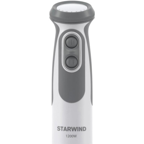 Блендер погружной Starwind SBP3242 1200Вт белый/серый