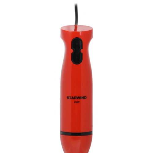 Блендер погружной Starwind SBP2201 850Вт красный/черный