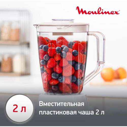 Блендер стационарный Moulinex Blendforce LM420110 600Вт белый