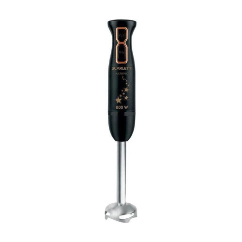 Блендер погружной Scarlett Золотая коллекция SC-HB42M45 800Вт черный/золотистый