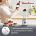 Блендер стационарный Moulinex LM15FD10 300Вт серебристый/черный