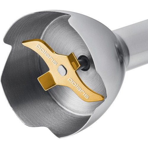 Блендер погружной Polaris PHB 1591L Silent 1500Вт нержавеющая сталь