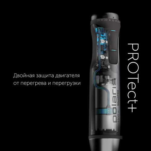 Блендер погружной Polaris PHB 1583L Silent 1500Вт серебристый